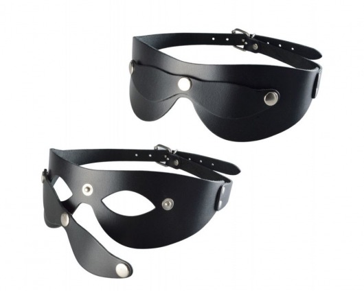 Черная кожаная маска  Новичок - Sitabella - купить с доставкой в Подольске