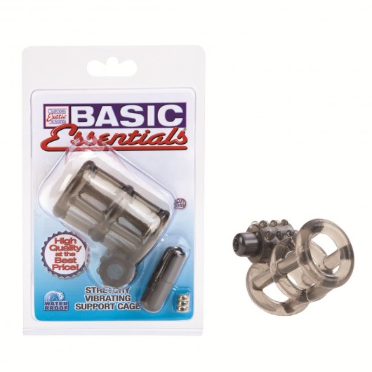 Плетеная насадка с вибростимулятором STRETCHY - California Exotic Novelties - в Подольске купить с доставкой