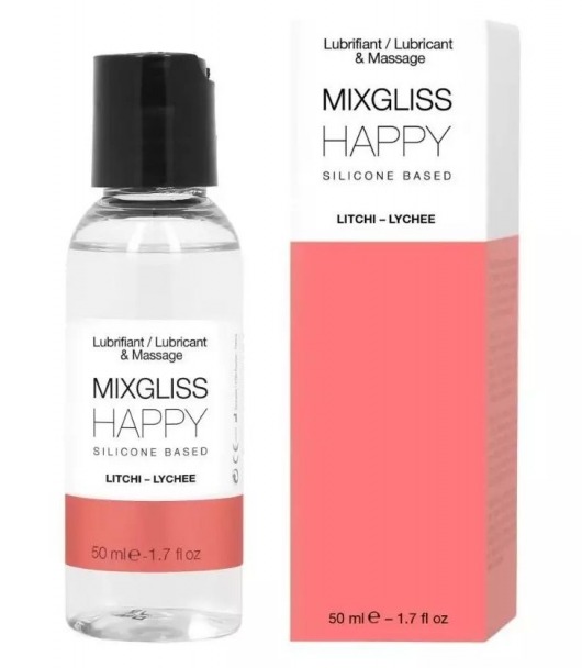Смазка на силиконовой основе Mixgliss Happy - 50 мл. - Mixgliss - купить с доставкой в Подольске