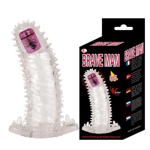 Насадка-удлинитель с пупырышками, усиками и вибропулькой - Baile - в Подольске купить с доставкой