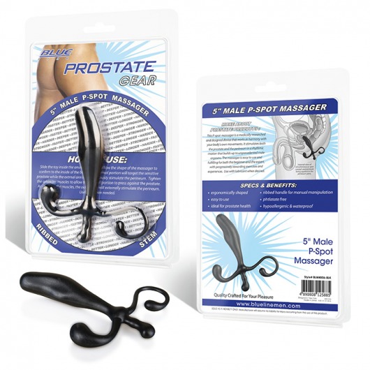 Массажер простаты - 12.7 см. - BlueLine - в Подольске купить с доставкой