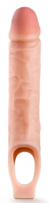 Телесная насадка на пенис 10 Inch Cock Sheath Extender - 25 см. - Blush Novelties - в Подольске купить с доставкой