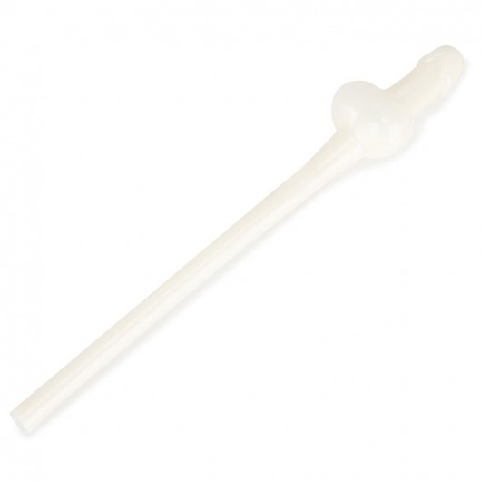 Светящаяся в темноте трубочка для напитков в виде пениса - Erotic Fantasy - купить с доставкой в Подольске