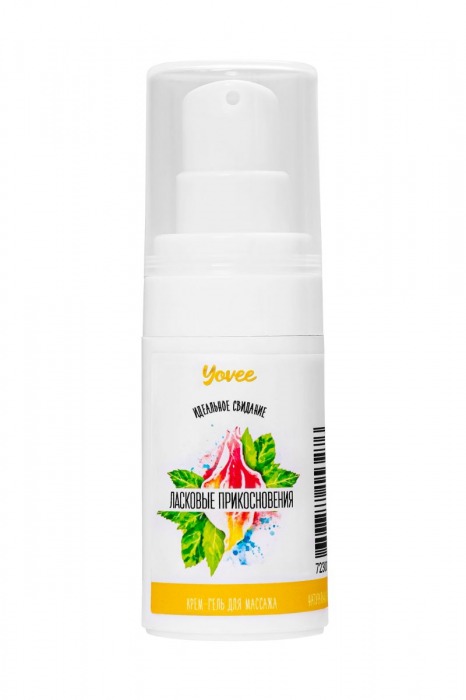 Согревающе-охлаждающий крем-гель для точечного массажа «Ласковые прикосновения»  - 15 мл. - ToyFa - купить с доставкой в Подольске