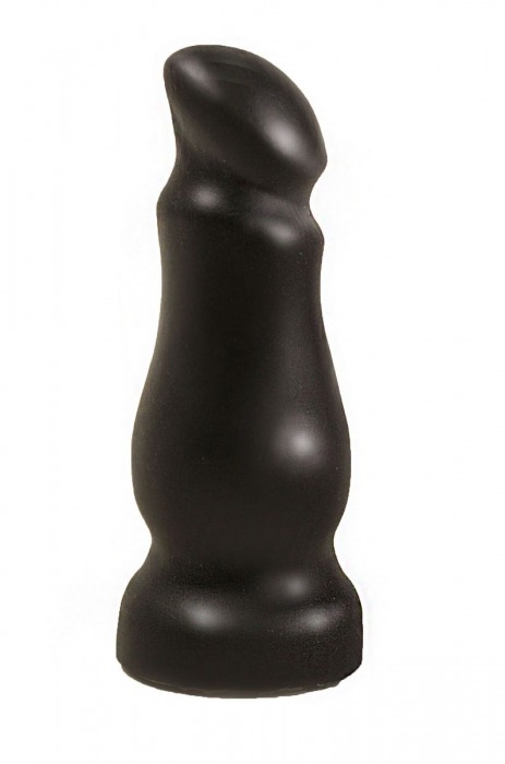 Чёрный массажёр простаты с приплюснутой головкой - 13 см. - LOVETOY (А-Полимер) - в Подольске купить с доставкой