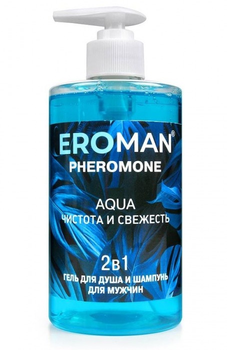 Мужской гель для душа и шампунь AQUA - 430 мл. -  - Магазин феромонов в Подольске