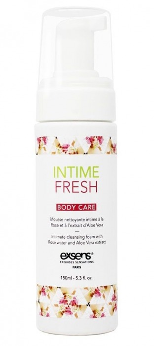 Органическая интимная очищающая пенка Intime Fresh - 150 мл. - Exsens - купить с доставкой в Подольске
