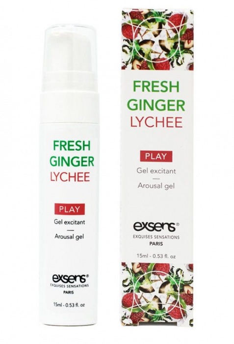 Возбуждающий гель Fresh Ginger Lychee Arousal Gel - 15 мл. - Exsens - купить с доставкой в Подольске