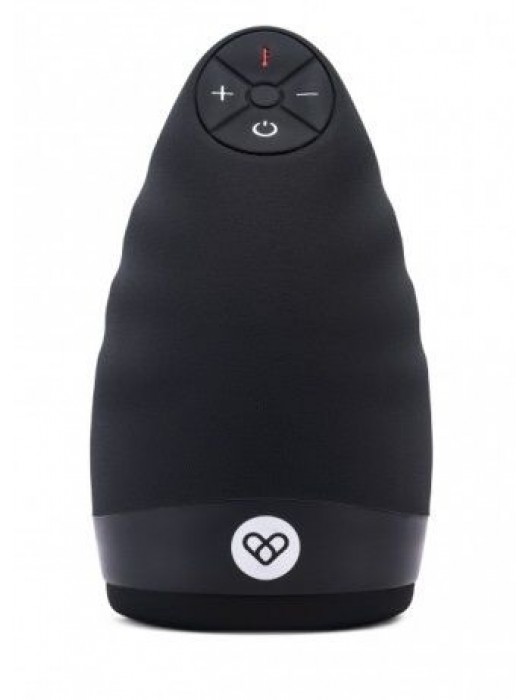 Черный вибромастурбатор для мужчин с подогревом - Pink Vibe - в Подольске купить с доставкой
