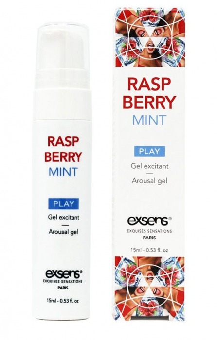 Возбуждающий гель Raspberry Mint с ароматом малины и мяты - 15 мл. - Exsens - купить с доставкой в Подольске
