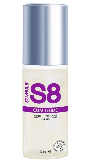 Гибридный лубрикант S8 Hybrid Cum Glide с консистенцией спермы - 125 мл. - Stimul8 - купить с доставкой в Подольске