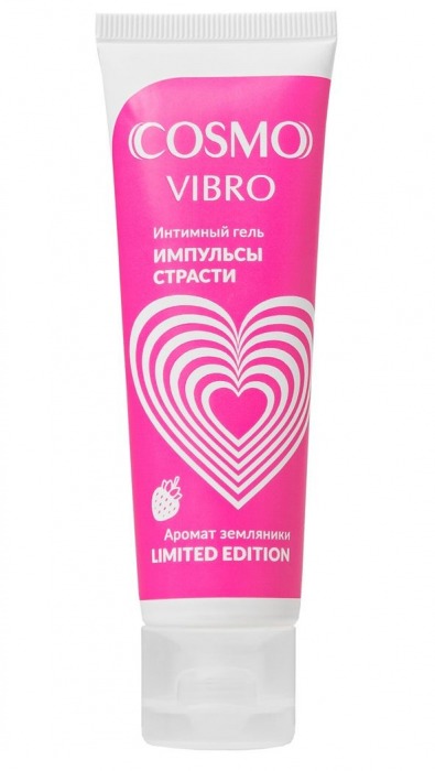 Возбуждающий гель на водно-силиконовой основе Cosmo Vibro с ароматом земляники - 50 гр. - Биоритм - купить с доставкой в Подольске