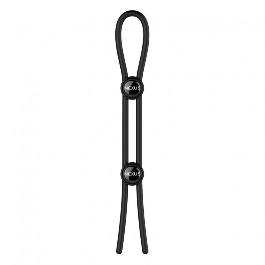 Черное эрекционное лассо Nexus Forge Double - Nexus Range - в Подольске купить с доставкой