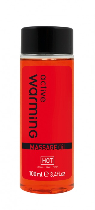 Массажное масло для тела Warming - 100 мл. - HOT - купить с доставкой в Подольске
