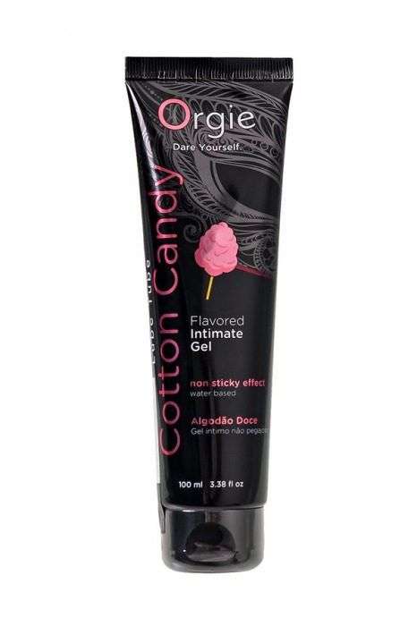 Интимный гель на водной осное Lube Tube Cotton Candy со вкусом сахарной ваты - 100 мл. - ORGIE - купить с доставкой в Подольске
