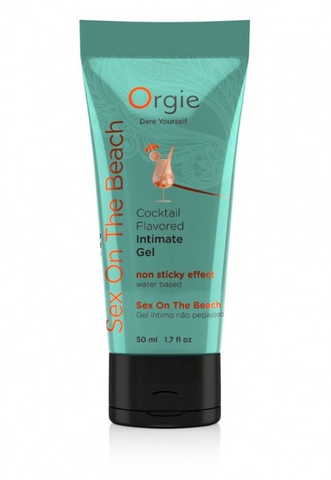 Съедобный интимный гель Orgie Lube Tube Cocktail Sex On The Beach - 50 мл. - ORGIE - купить с доставкой в Подольске