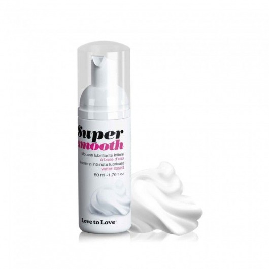 Лубрикант нежнейшая пенка Super Smooth Foaming Intime Lubricant - 50 мл. - Love to Love - купить с доставкой в Подольске