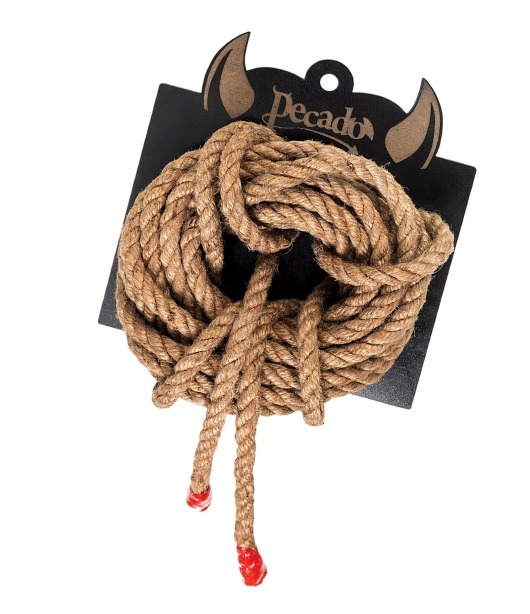 Джутовая веревка для шибари - 5 м. - Pecado - купить с доставкой в Подольске