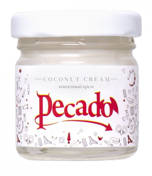 Массажная свеча Сoconut Cream - 35 мл. - Pecado - купить с доставкой в Подольске