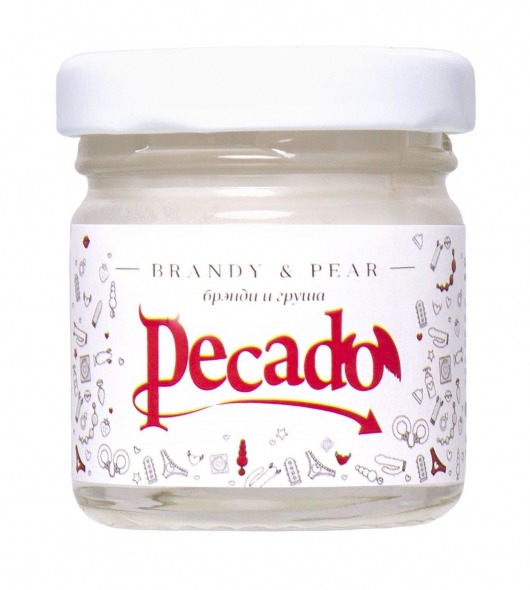 Массажная свеча Brandy   Pear - 35 мл. - Pecado - купить с доставкой в Подольске