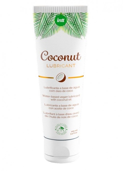 Веганская смазка на водной основе Coconut Lubricant - 100 мл. - INTT - купить с доставкой в Подольске