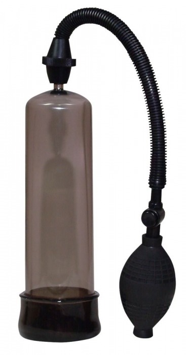 Вакуумная помпа черного цвета - 20 см. - Orion - в Подольске купить с доставкой