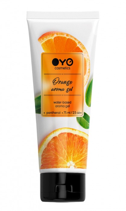 Лубрикант на водной основе OYO Aroma Gel Orange с ароматом апельсина - 75 мл. - OYO - купить с доставкой в Подольске