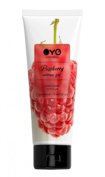 Лубрикант на водной основе OYO Aroma Gel Raspberry с ароматом малины - 75 мл. - OYO - купить с доставкой в Подольске