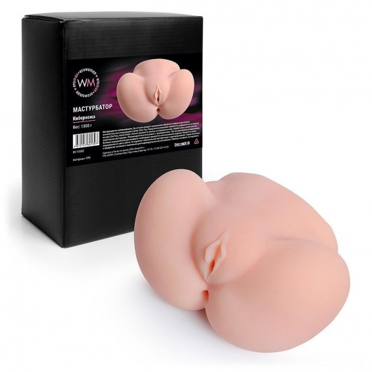 Реалистичный мастурбатор с двумя функциональными отверстиями - Erowoman-Eroman - в Подольске купить с доставкой