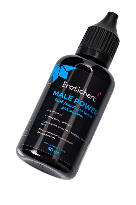 Капли для мужчин Erotichard Male Power - 50 мл. - Erotic Hard - купить с доставкой в Подольске