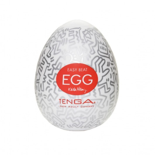 Мастурбатор-яйцо Keith Haring EGG PARTY - Tenga - в Подольске купить с доставкой