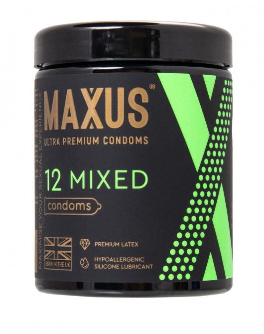 Презервативы MAXUS Mixed - 12 шт. - Maxus - купить с доставкой в Подольске