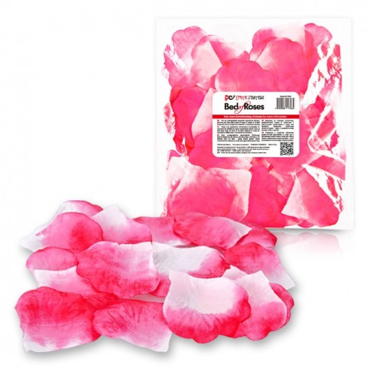 Бело-розовые лепестки роз Bed of Roses -  - Магазин феромонов в Подольске