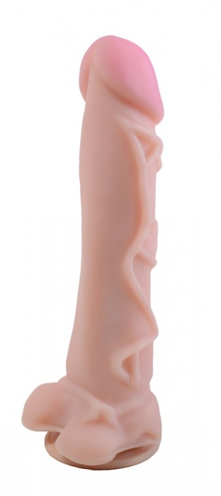 Фаллоимитатор на присоске ANDROID Collection-III  с крупными венами - 23,5 см. - LOVETOY (А-Полимер)