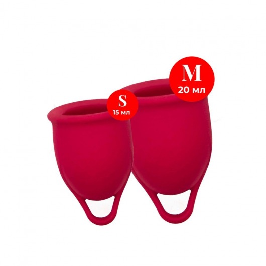 Набор из 2 красных менструальных чаш Iona - Woma - купить с доставкой в Подольске