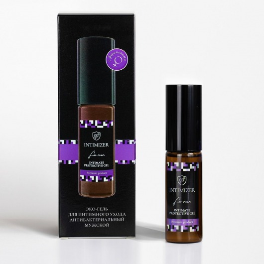 Мужской антибактериальный эко-гель для интимного ухода Intimizer - 20 мл. - Intimizer - купить с доставкой в Подольске