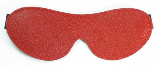 Красная кожаная маска на глаза - БДСМ Арсенал - купить с доставкой в Подольске