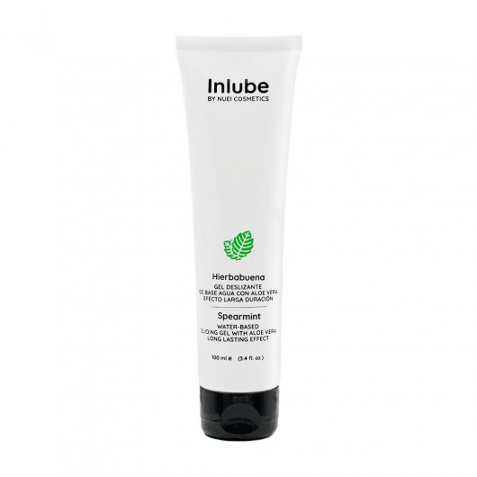 Водный лубрикант Nuei Inlube с алоэ вера и ароматом мяты - 100 мл. - Nuei cosmetics - купить с доставкой в Подольске