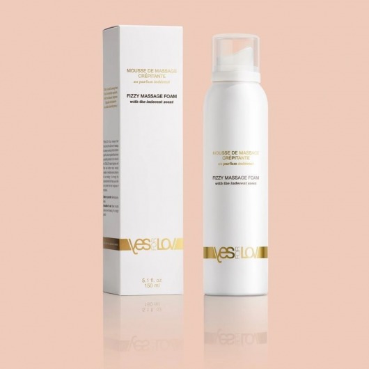 Массажная пена Fizzy Massage Foam - 150 мл. - YESforLOV - купить с доставкой в Подольске