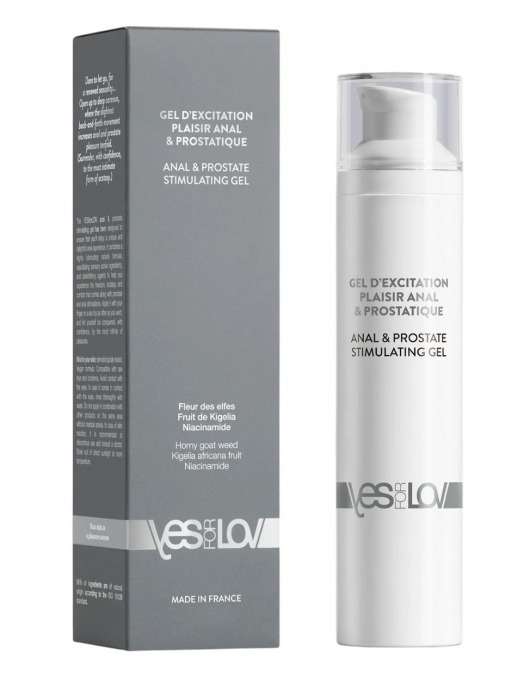 Стимулирующий анальный гель Anal   Prostate Stimulating Gel - 50 мл. - YESforLOV - купить с доставкой в Подольске