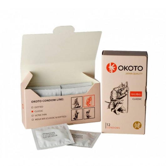 Презервативы OKOTO Classic - 12 шт. - Sitabella - купить с доставкой в Подольске