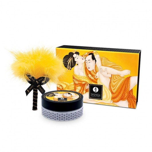 Массажная пудра с ароматом манго Luscious Mango - Shunga - купить с доставкой в Подольске
