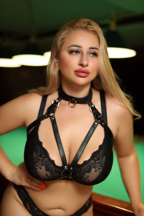 Черная кожаная сбруя с ошейником plus size из нежной кожи - БДСМ Арсенал - купить с доставкой в Подольске