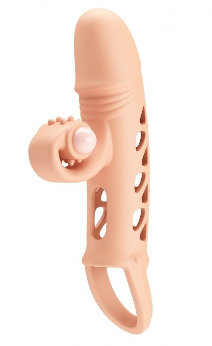 Телесная вибронасадка на пенис Mind-blowing Miracles - Baile - в Подольске купить с доставкой