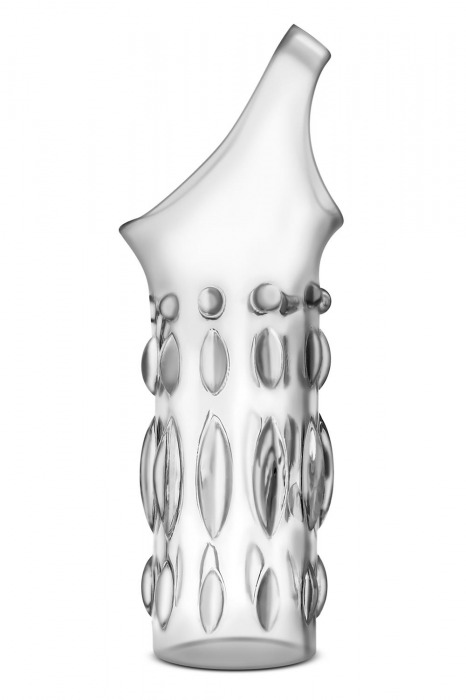 Прозрачная насадка на пенис Stretchy Studded Penis Sleeve Ring - Blush Novelties - в Подольске купить с доставкой