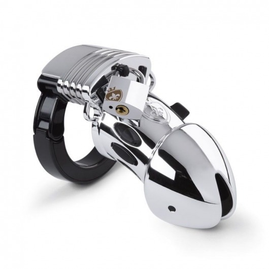 Мужской пояс верности Pubic Enemy No1 Silver Edition - MyStim - купить с доставкой в Подольске