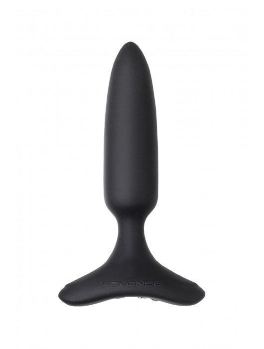 Черная анальная втулка Hush 2 (XS) - 12,1 см. - Lovense