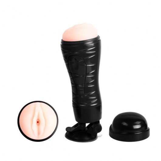 Мастурбатор-вагина Flora с присоской в основании - Baile - в Подольске купить с доставкой