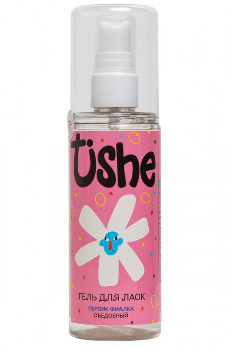 Съедобный лубрикант на водной основе Tishe с ароматом персика и фиалки - 125 мл. - Tishe - купить с доставкой в Подольске