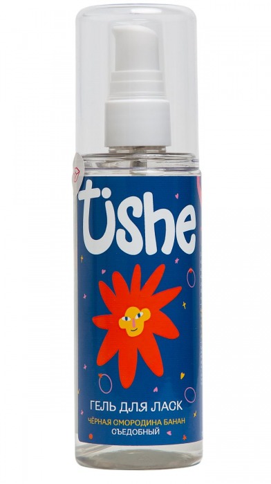Съедобный лубрикант на водной основе Tishe с ароматом черной смородины и банана - 125 мл. - Tishe - купить с доставкой в Подольске